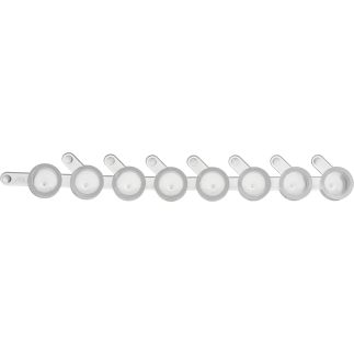 Tapones para tiras de tubos en racks de pocillo redondo para kits MN, 288 tapones