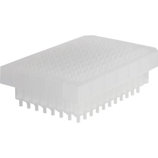 Placa de recepción con filtros de 50 µm para centrifugación y vacío, formato placa 96 poc., 4 Uds.