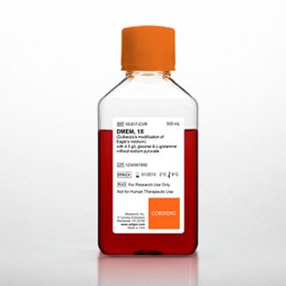 Medio DMEM con 4,5 g_l de glucosa, L-glutamina, sin piruvato sódico, 6 x 500 ml