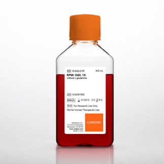 Medio RPMI 1640 sin L-glutamina, 6 x 500 ml