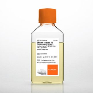 Medio DMEM-Hams F12 (50_50) con L-glutamina sin rojo fenol, 6 x 500 ml