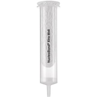 Kit de extracción de ADN plasmídico grado transfección NucleoBond Xtra Midi, formato columnas, 100 preps