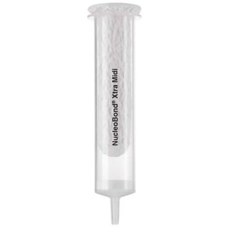 Kit de extracción de ADN plasmídico grado transfección NucleoBond Xtra Midi, formato columnas, 50 preps
