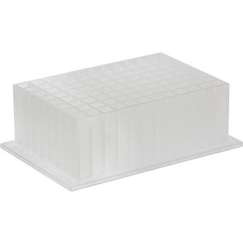 Bloque multipocillo de pocillo cuadrado de 2,1 ml de placas de 96, formato placa 96 poc., 24 Uds.