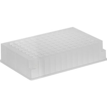 Bloque multipocillo de pocillo redondo de 0,8 ml Low con precinto autoadhesivo, formato placa 96 poc., 24 Uds.